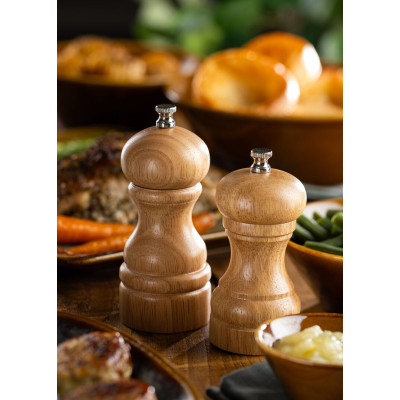 Utopia Light Wood Salt/Pepper Grinder 4" (10cm)