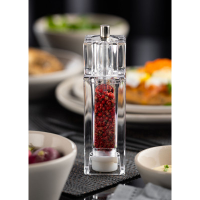 Utopia Acrylic Square Salt/Pepper Grinder 6.5" (16.5cm)