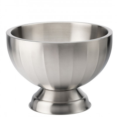 Utopia Satin Double Wall Wine Cooler/Punch Bowl 37 x 26cm