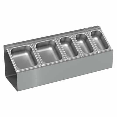 Buffet GN Display; Stainless steel display for GN container