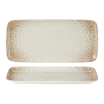 DPS Scorched Rect Platter 34 x 16cm