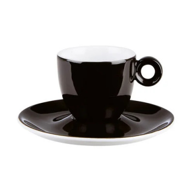 DPS Costa Verde Black Espresso Saucer 12.5cm/5