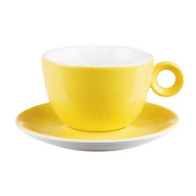 DPS Costa Verde Yellow Bowl Shaped Cup 12oz/34cl