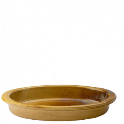 Utopia Murra Toffee Oval Eared Dish 10" (25cm)