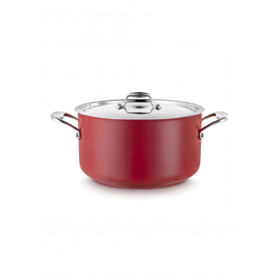 Vollrath-Pujadas SAUCE POT 24 CM COOL LINE RED