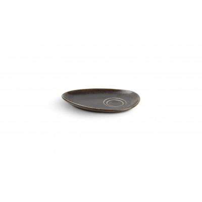 F2D Saucer 20x13cm black Ceres