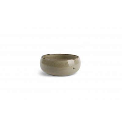 F2D Bowl 14xH6,5cm spherical grey Ceres