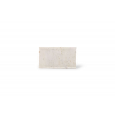 CHIC Serving dish 25x14xH2cm white marble Pura