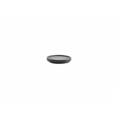 CHIC Serving dish/coaster 9,5xH1cm marble black Pura