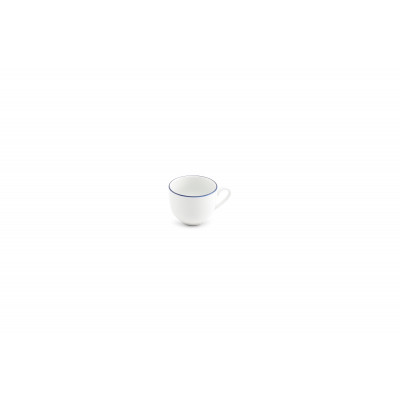 Bonbistro Mocha cup 10cl blue rim Basic White