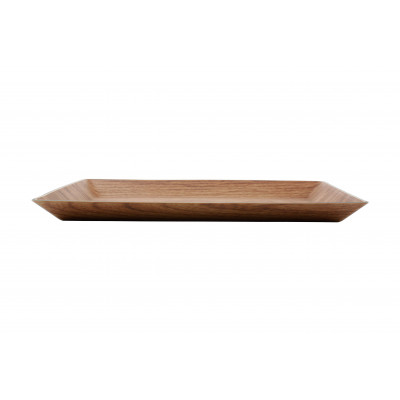 Bonbistro Serving tray 29,5x23xH2cm brown Buffet