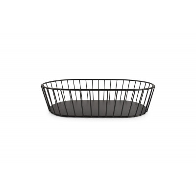 Bonbistro Wire basket 29x16xH7cm black Cesta