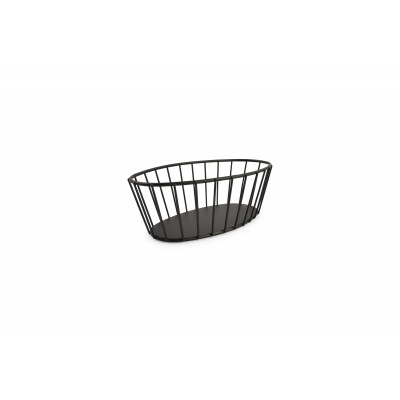 Bonbistro Wire basket 21x11xH7cm black Cesta