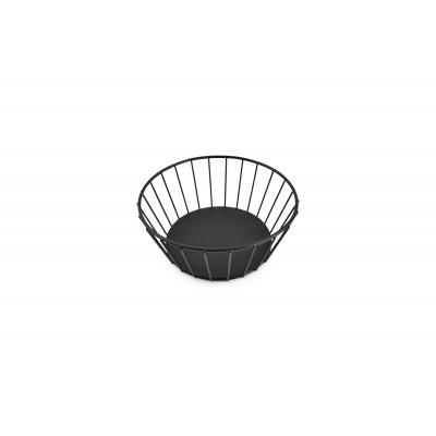 Bonbistro Wire basket 17xH7cm black Cesta