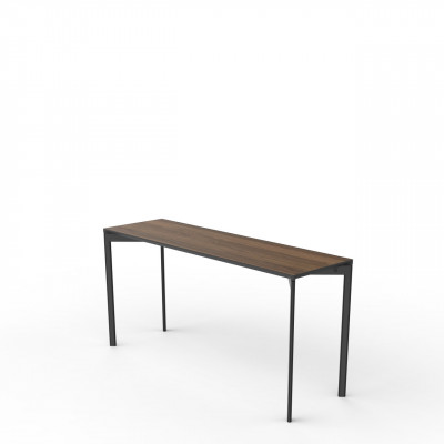 Craster Line 1800 - Walnut HPL - Black Edge - Classroom Table Top (1800 x 450 x 25)