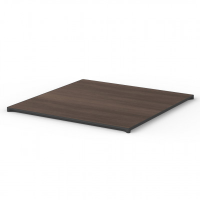 Craster Link 800 Tobacco Square Table Top HPL 800 × 800 × 22 mm