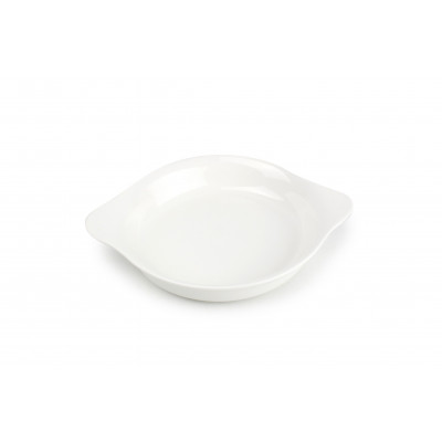 Bonbistro Baking dish 17,5/21,5xH3,5cm white Flavor