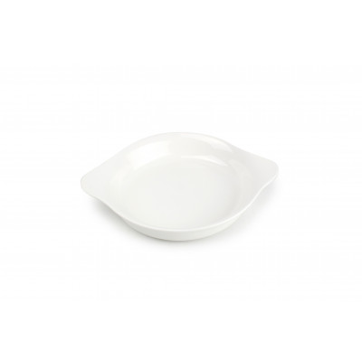 Bonbistro Baking dish 15/19xH3cm white Flavor