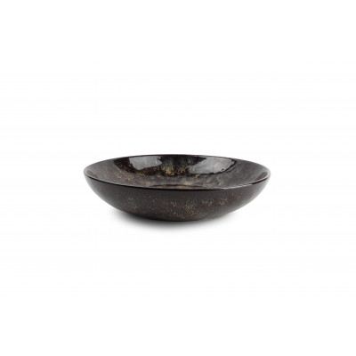 Bonbistro Deep plate 24xH5cm black Hazy