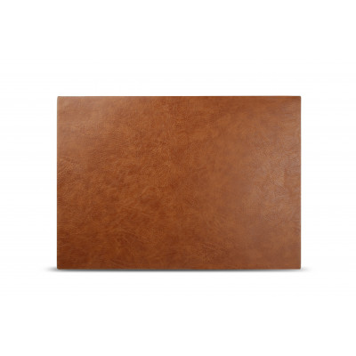 Bonbistro Placemat 43x30cm leather look brown Layer