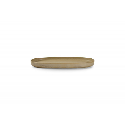 Bonbistro Plate 30x15xH2cm beige Pila