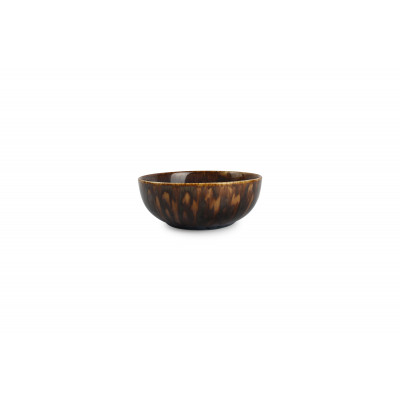 Bonbistro Bowl 16xH6cm brown/blue Resto