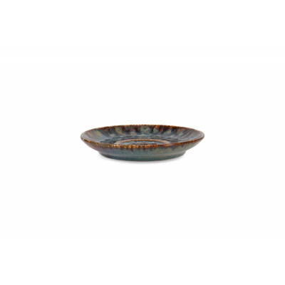 Bonbistro Saucer 13,5cm brown/blue Resto