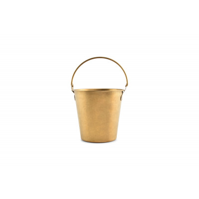 Bonbistro Serving bucket 13,5xH13cm antique gold Serve