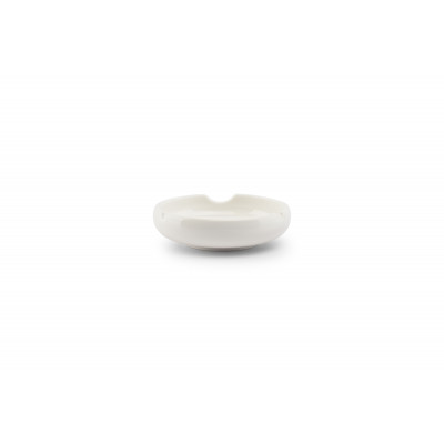 Bonbistro Ashtray 12xH3,5cm porcelain white Smoke