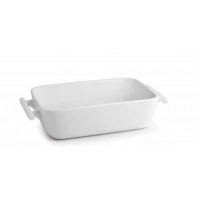 Bonbistro Baking dish 33x23,5xH6cm white Squito