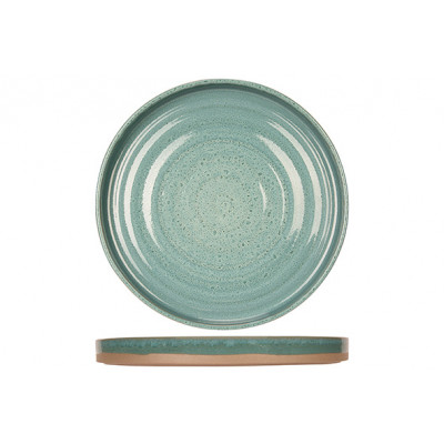 Cosy&Trendy BASALT OCEAN GREEN DINNER PLATE D26CM