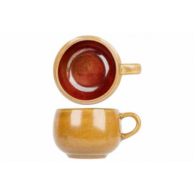 Cosy&Trendy ELEMENTS MUSTARD ESPRESSOCUP 10CLD6XH4,8CM WITH HANDLE