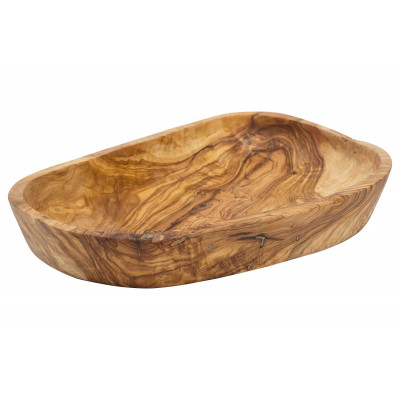 Cosy&Trendy ORGANIC SALADBOWL NATURE 26-29X16-18XH5CM LANGLICH OLIVEWOOD