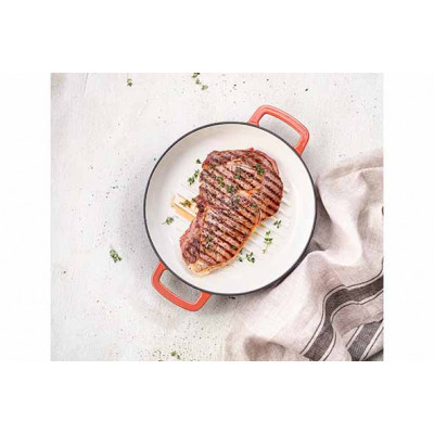 Cosy&Trendy FONTESTIC GRILL PAN RUST D28XH6CM CAST IRON NS