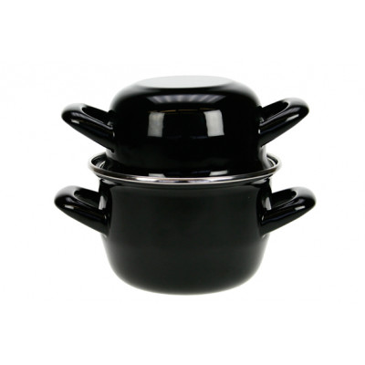 Cosy&Trendy MUSSEL CASSEROLE D12CM BLACK-0,5KG-0,9LNEW