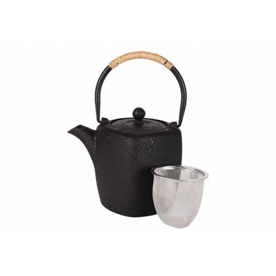 Cosy&Trendy TEAPOT DARK GREY  0,9L 10X17XH14CM CAST IRON