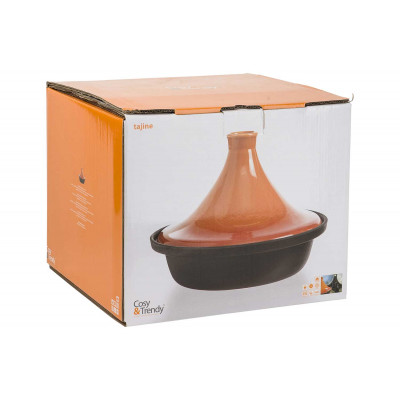 Cosy&Trendy TAJINE BLACK-ORANGE D30CM INDUCTION