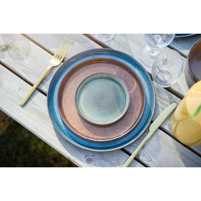 Cosy&Trendy QUINTANA GREEN DESSERT PLATE D22CM