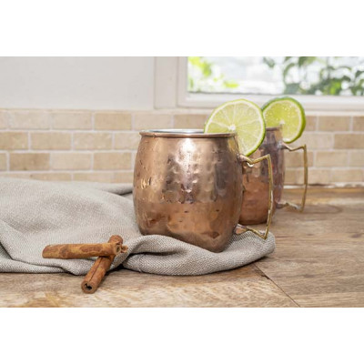 Cosy&Trendy MOSCOW MULE 8.5X10CM COPPER HAMMERED 45C