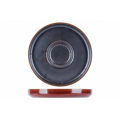 Cosy&Trendy ELEMENTS MAROON SAUCER D14XH1,6CM