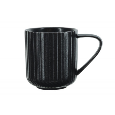 Cosy&Trendy DAKOTA BLACK MUG 40CL D8,5XH9,8CM