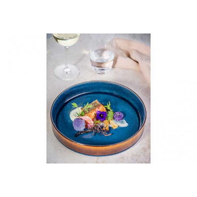 Cosy&Trendy QUINTANA BLUE DESSERT PLATE D22CM