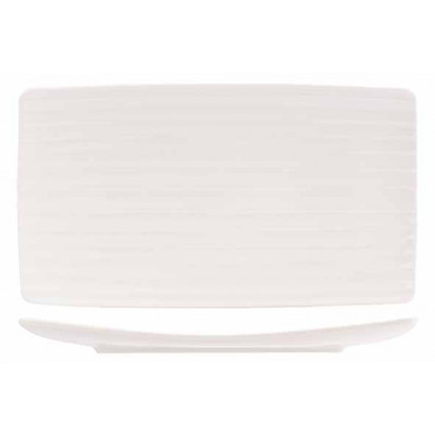 Cosy&Trendy ARTISAN WHITE RECTANGULAR PLATE 36X20CM