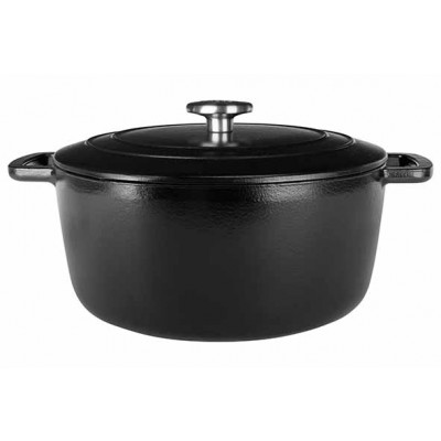 Cosy&Trendy FONTESTIC COOKING POT BLACK D28XH13CMCAST IRON WITH LID