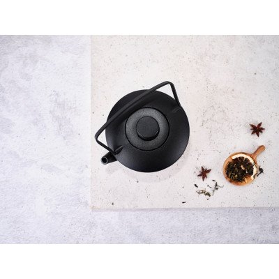 Cosy&Trendy CHARLIETEAPOT BLACK 0,71L CAST IRON