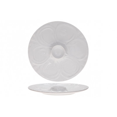 Cosy&Trendy OYSTER PLATE WHITE D28,5XH2,5CM