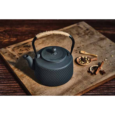 Cosy&Trendy TEAPOT DARK GREY D15XH11CM CAST IRON