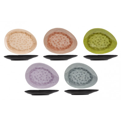 Cosy&Trendy STREETFOOD GO PLATE MELAMINE 7X6CM5 ASSORTED COLOURS