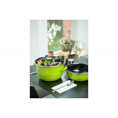 Cosy&Trendy MUSSEL CASSEROLE 1,2KG GREEN 2,8L D18CM