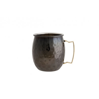 Cosy&Trendy MOSCOW MULE 10X8CM BLACK HAMMERED 45CL